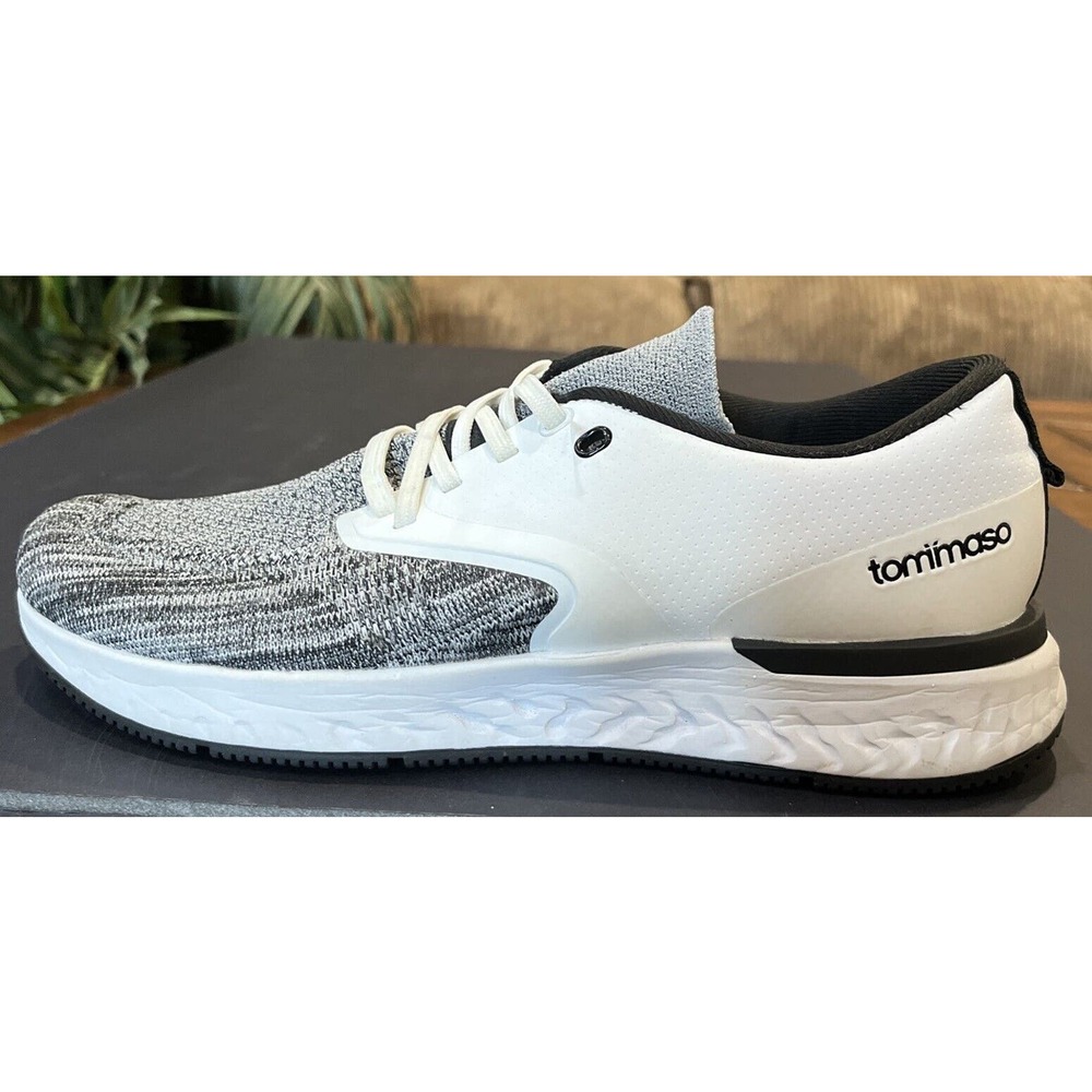 Tommaso Capri+SPD Women Grey White‎ Lace Up Low Top Cycling Shoes Size US 9